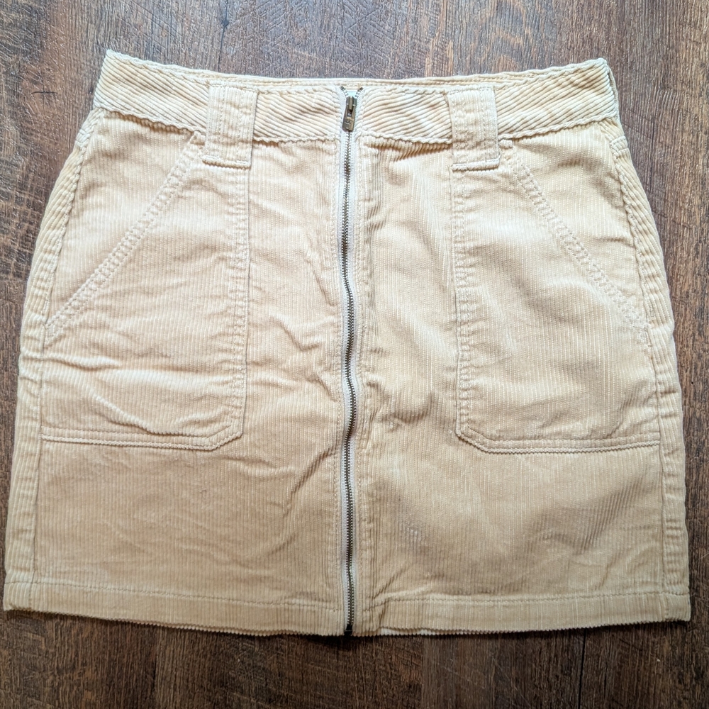 Hollister Tan Mini Skirt